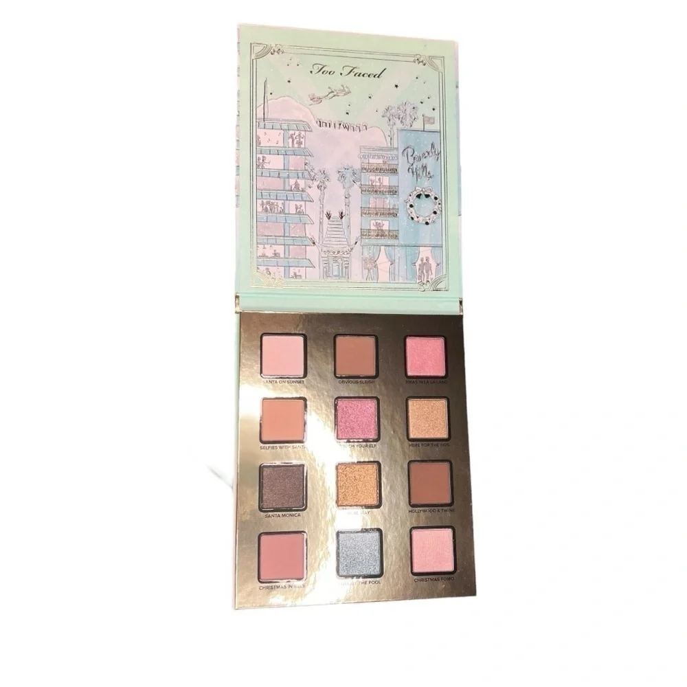 LIMITED EDITION Too Faced Christmas in Los Angeles eye shadow pallet